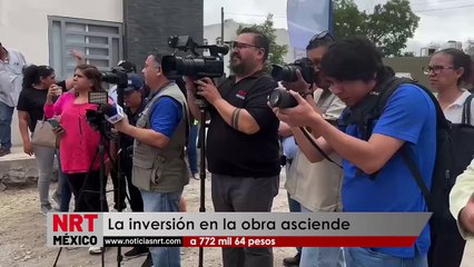 La inversión en la obra asciende a 772 mil 64 pesos _  NRT noticias
