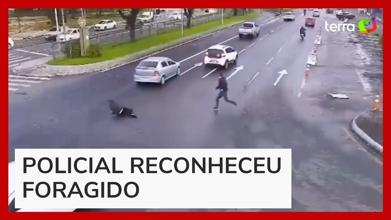 Policial de folga reconhece e prende foragido e...