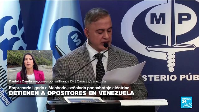 Informe desde Caracas: detienen a opositores por presuntamente colaborar con ciertos líderes políticos