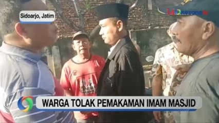 Adu Mulut Warnai Pemakaman Imam Masjid di Sidoarjo