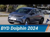 BYD Dolphin 2024 - Maniobra de esquiva (moose test) y eslalon | km77.com