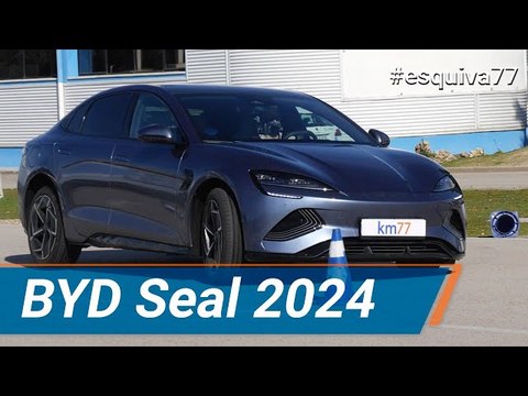BYD Seal 2024 - Maniobra de esquiva (moose test) y eslalon | km77.com