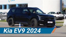 KIA EV9 2024 - Maniobra de esquiva (moose test) y eslalon | km77.com