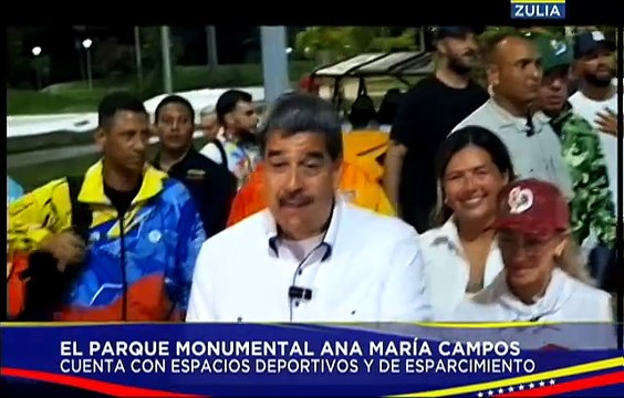 Jefe de Estado entregó la segunda etapa del Parque Monumental Ana María Campos en el estado Zulia
