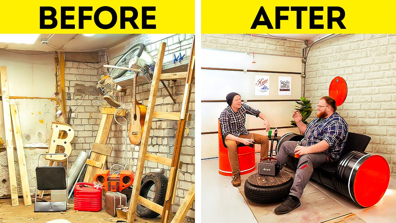 Transformation of Space: DIY Garage Makeover and Room Renovation Projects 