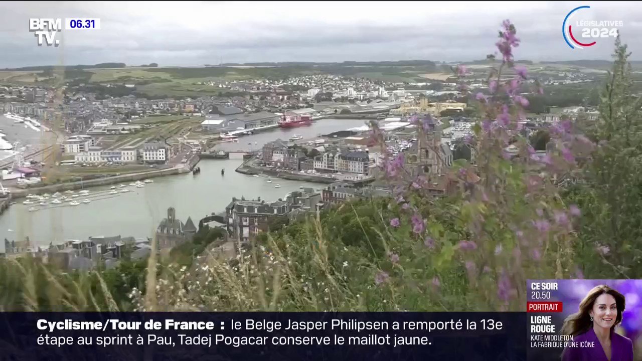 Du vent, du gris et des plages vides... Les touristes se font rares en Normandie à cause d'une météo morose