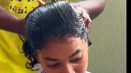 Young Girl Home Headshave