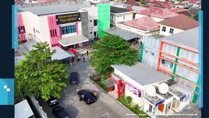 Presiden Jokowi Tinjau Pelayanan Kesehatan di RSUD Bob Bazar Di Lampung