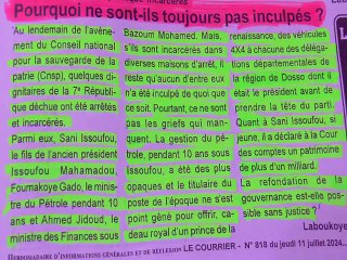 Revue Presse LABARI 12 Juillet 2024