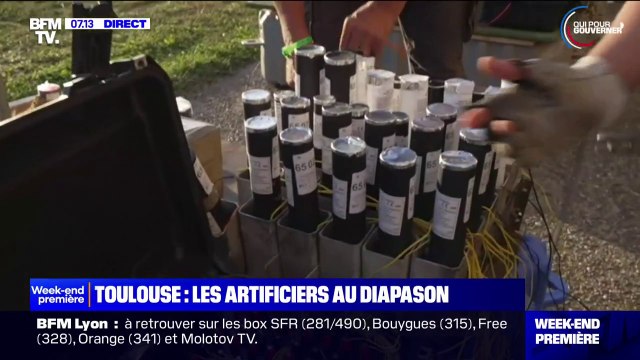 À Toulouse, les artificiers sont en plein préparatifs pour le feu du 14-Juillet