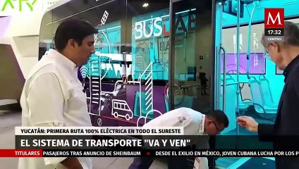 Sistema de transporte 'Va y Ven' será accesible para personas con discapacidad en Yucatán