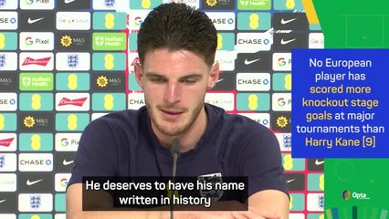 Rice believes Kane deserves to have 'his name written in history'