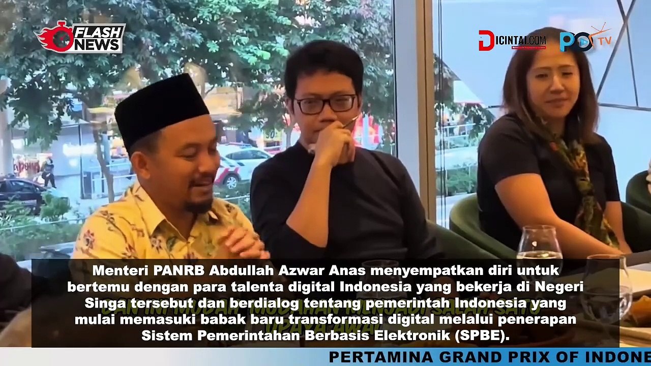 Menteri Anas dan Diaspora di Singapura Bahas Transformasi Talenta Digital