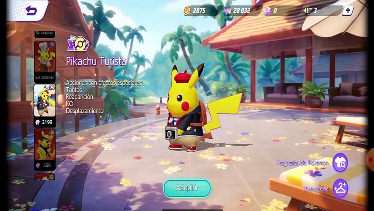 Pokemon Unite showing skins pikachu - Vídeo Dailymotion