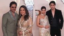 Royal Presence: Shah Rukh Khan, Gauri, Suhana, Aryan | Anant Ambani Wedding