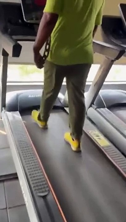 20min walking, fat to fit #gym #suryapet
