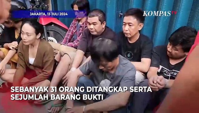 Detik-Detik Polisi Gerebek Kampung Narkoba di Muara Bahari Jakarta Utara, 31 Orang Ditangkap