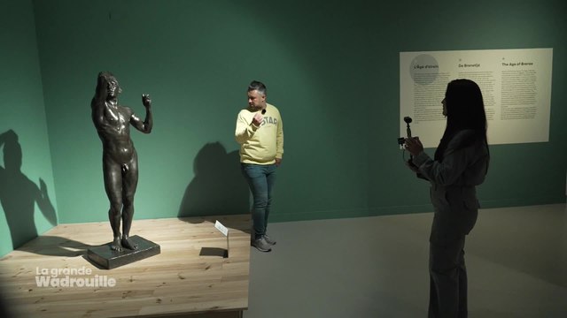 Nos deux Wadrouilleurs, Alessia et Quentin, sont arrivés à Mons : ils sont partis à la rencontre de Rodin