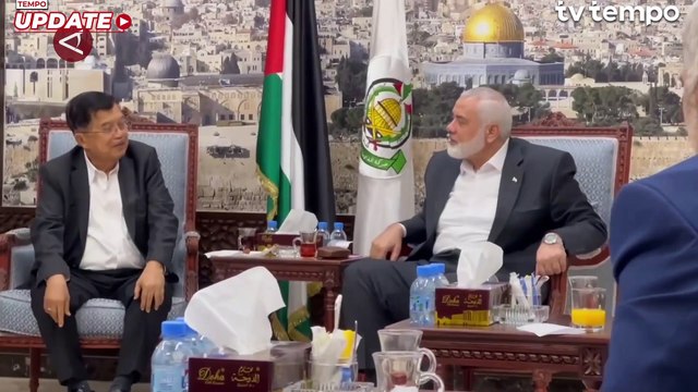 Jusuf Kalla Bertemu Pemimpin Tertinggi Hamas, Berharap Perang di Jalur Gaza Berakhir