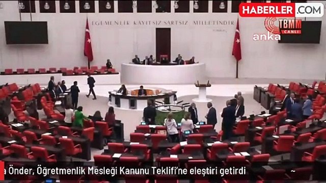Öğretmenlik Mesleği Kanunu Teklifi'nin ilk bölümü kabul edildi! Genel Kurul'a Önder'in sözleri damga vurdu