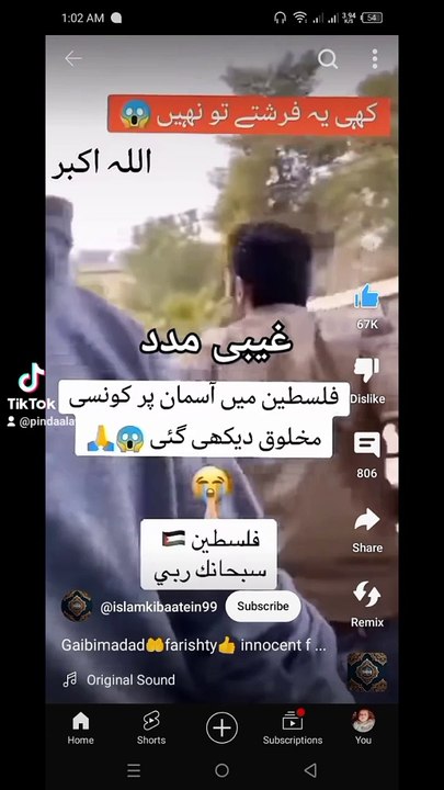 فلسطین میں اللّٰہ کی رحمت نازل
