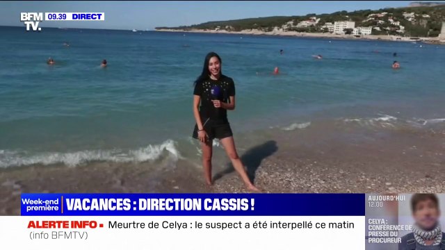 À Cassis, dans les Bouches-du-Rhône, les vacanciers profitent du soleil pour le plus grand bonheur des professionnels du tourisme