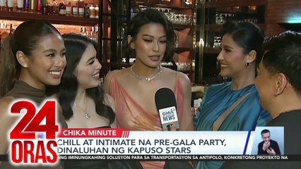 Chill at intimate Pre-gala Party; Team BarDa sa mga sinehan; Dennis Trillo sa viral na pagkaka-hack sa kanyang account | 24 Oras
