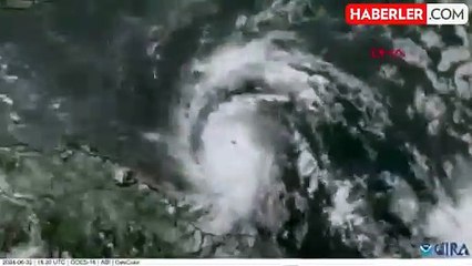 Beryl Kasırgası'nın 2 Haftalık Uydu Görüntüleri Paylaşıldı