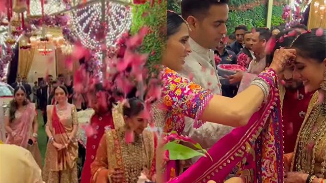 Anant Radhika Wedding: Radhika Merchant Grand Welcome In Antilia House Inside Video Viral