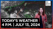 Today's Weather, 4 P.M. | July 13, 2024