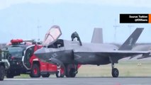 ビデオ：アメリカのF-35パイロットが緊急に飛行機を離脱