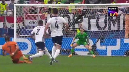 Football semi final between England and netherlands