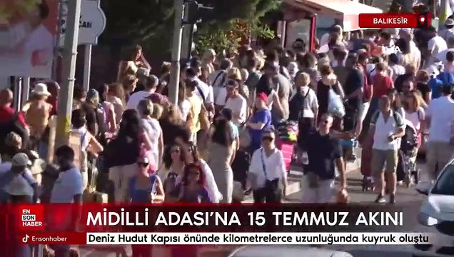 Yunanistan’ın Midilli Adası'na 15 Temmuz akını