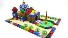 DIY - How To Build Vatican City with Magnetic Balls Satisfaction 100% (ASMR)