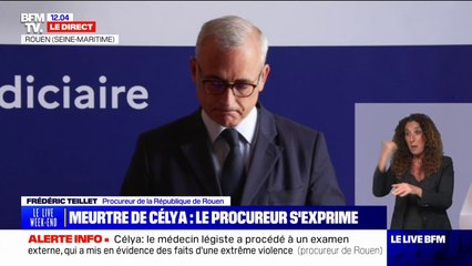 Mort de Célya: le suspect "s'est laissé interpeller sans heurt", rapporte le procureur de la République de Rouen