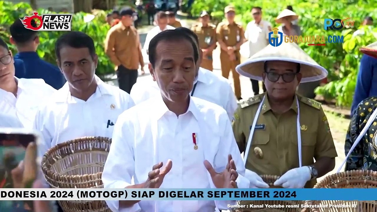 KUNKER KE LAMPUNG, JOKOWI TENGOK PANEN KOPI