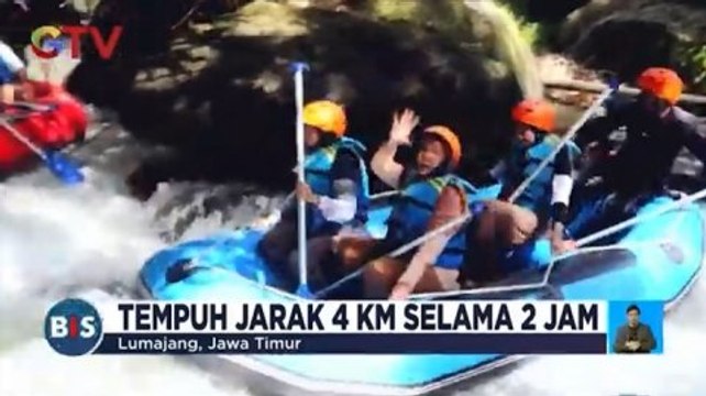 Lepas Penat dengan Wisata Susur Sungai di Lumajang, Jawa Timur