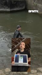 La ministre des Sports, Amélie Oudéa-Castera, a plongé dans la Seine ce samedi 13 juillet, à 13 jours des JO