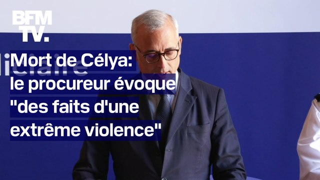 Mort de Célya: le procureur de la République de Rouen évoque des faits d'une extrême violence