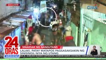 24 Oras Weekend Part 1 - Singilan nauwi sa saksakan; Arrest order vs. Guo atbp; 2 