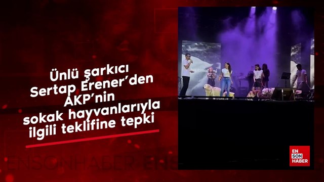 Ünlü şarkıcı Sertap Erener’den AKP’nin sokak hayvanlarıyla ilgili teklifine tepki