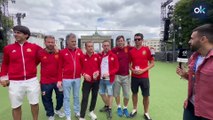 La afición española ya calienta la final en Berlín