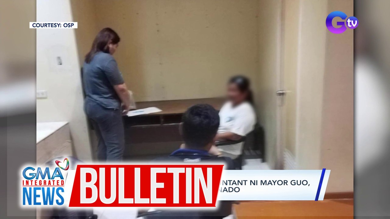 Nancy Gamo na sinasabing accountant ni Mayor Guo, naaresto na at nakadetine sa senado | GMA Integrated News Bulletin