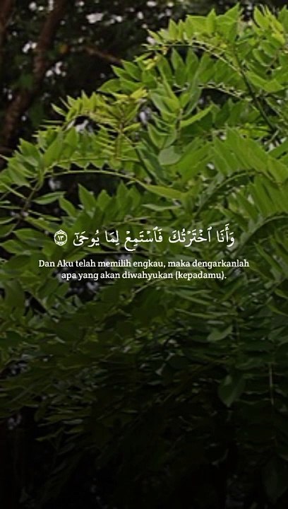 Surat Taha 13-14 (Ketika ALLAH SWT memilih Rasul-Nya)