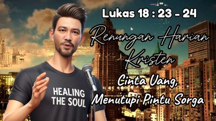 Renungan Harian Kristen - Cinta Uang, Menutupi Pintu Sorga