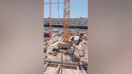 El vídeo de las obras del Spotify Camp Nou que preocupa al barcelonismo