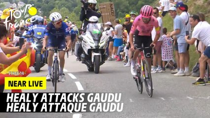 Healy attacks Gaudu - Stage 14 - Tour de France 2024
