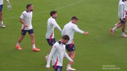 Espagne - La Roja, un dernier entraînement avant la finale !