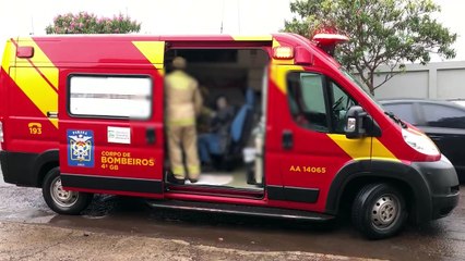 Homem fica ferido em acidente de trânsito na Rua Padre Ricardo