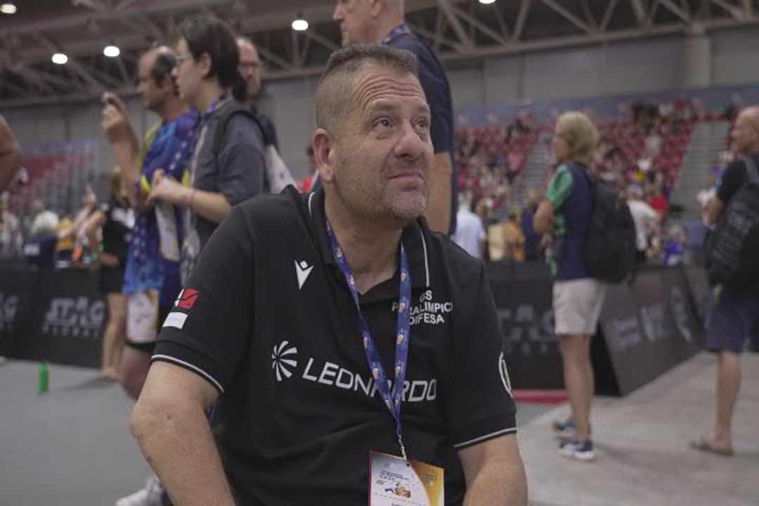 Il Tenente Colonnello Gianfranco Paglia vince il titolo paralimpico di classe 2 ai Mondiali Master di tennistavolo di Roma